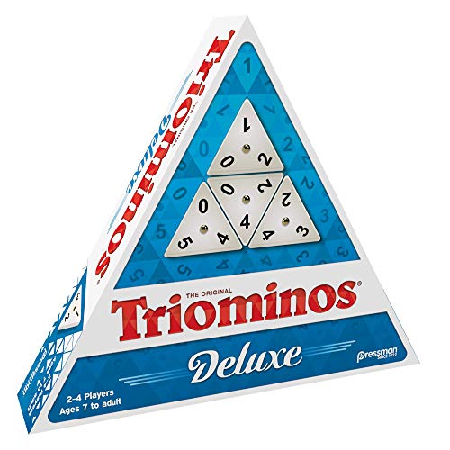 Pressman Tri Ominos Deluxe Edition Triangular Tiles With Brass
