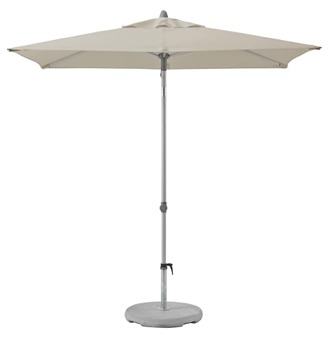 ⚡ BLITZDEAL (-47%) Suncomfort by Glatz Sonnenschirm Push-Up, off grey, 210 x 150 cm rechteckig, Gestell Aluminium, Bespannung Polyester, 4.2 kg