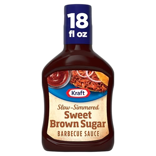 Kraft Sweet Brown Sugar Slow-Simmered Barbecue Sauce, 18 oz Bottle