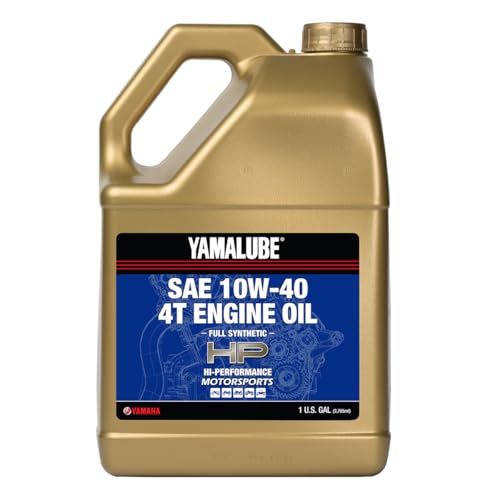 Yamaha Yamalube Hi Performance Full Synthetic 4T Engine Oil- 1 Gallon, #LUB-10W40-FS-04