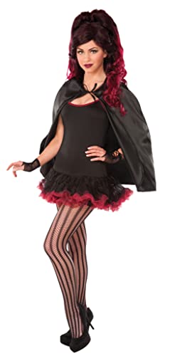 Rubies Waist Length Black Cape for Adults, Women's No Size