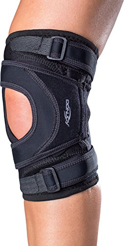 DonJoy Tru-Pull Lite Knee Support Brace for Women and Men | Adjustable Compression Knee Braces and Elastic Supports for 