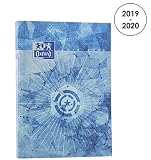 Oxford 100738253 Metal Agenda Scolaire Journalier 20192020 1 Jour Par Page 352 Pages 15x21 Bleu
