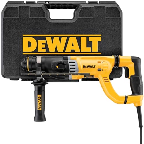 DEWALTSDS Rotary Hammer Drill, Vibration Control Shocks, 115 Volts, Corded (D25263K)Cordless Drill/Driver, Bare, 18.0V