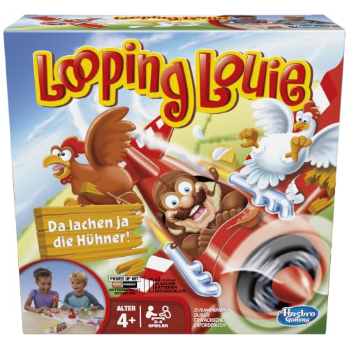 (-34%) Hasbro Gaming Looping Louie, lustiges Gesellschaftsspiel für 2 bis 4 Spieler ab 4 Jahren und für die ganze Familie, Geschicklichkeitsspielzeug an, und als Wichtelgeschenk