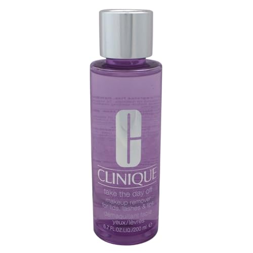 Clinique Take The Day Off Liquid Makeup Remover For Lids, Lashes, + Lips | Oil Free + Non-Irritating, 6.7 Fl Oz