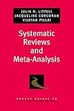 Systematic Reviews And Metaanalysis Pocket Guide To Social Work Research Methods English Edition