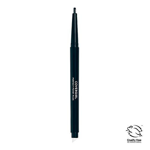 COVERGIRL Perfect Point PLUS Eyeliner, One Pencil, Black Onyx Color, Self Sharpening Eyeliner Pencil, Smudger Tip for Blending (packaging may vary)