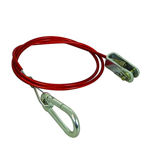 Carpoint Breakaway rope with musketeer hook, 100 cm, 1500 N/150 kg, tear-off rope for trailers and caravans, 0438116