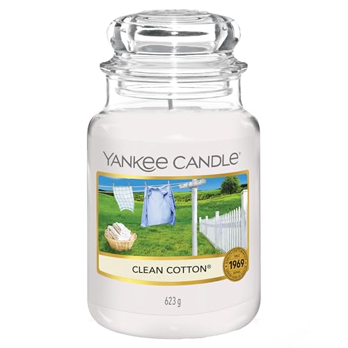 Yankee Candle Clean Cotton en tarro grande