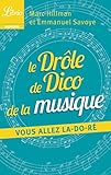 Le Drle De Dico De La Musique Librio Loisirs T 1140