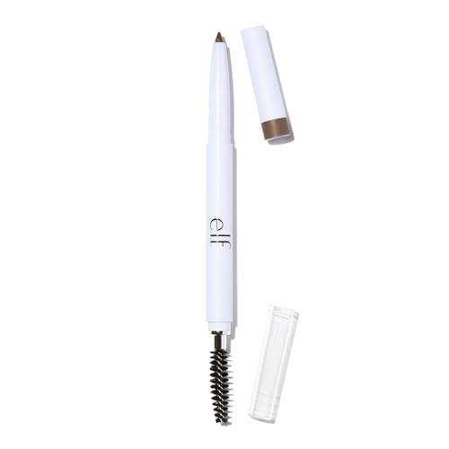 e.l.f. Instant Lift Brow Pencil, Dual-Sided, Precise, Fine Tip, Shapes, Defines, Fills Brows, Contours, Combs, Tames, Taupe, 0.006 Oz