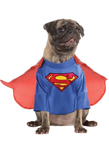 DC Comics Superheroes: Superman Pet Costume for For Dogs or Cats by Rubies, XXXL