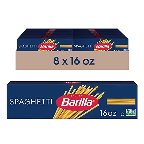 Barilla Spaghetti Pasta, 16 oz, Pack of 8