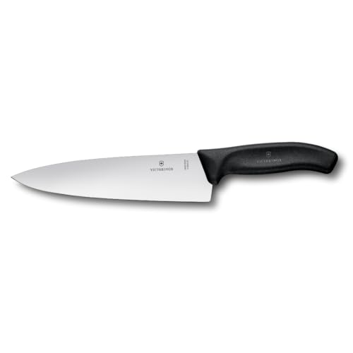 Victorinox, Swiss Classic 8 Inch Chef's Knife, Straight Edge, Black