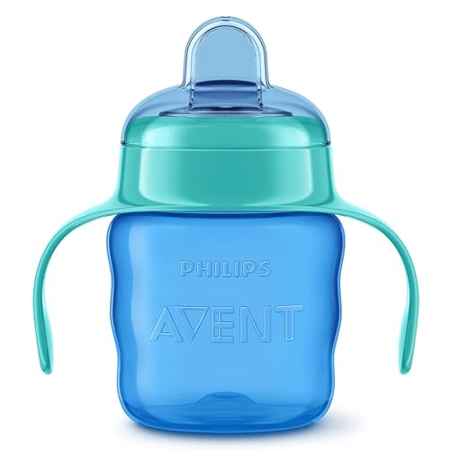 Copo De Transição Philips Avent 200ml 6m+ Azul com Alças