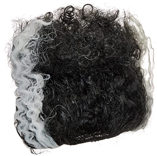 Party King womens Monster Bride Wig Costume Accessories, Black/White, One Size US