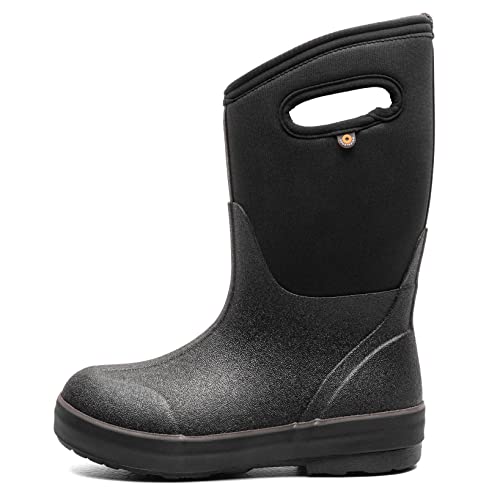 BOGS Classic II Solid Boot Kids Toddler-Youth Boot, 10 M US Toddler, Black
