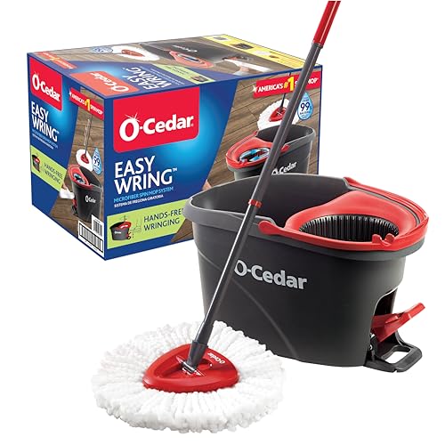 O-Cedar EasyWring Microfiber Spin Mop and Bucket System