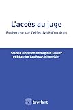 Laccs Au Juge Recherche Sur Leffectivit Dun Droit Lsb Hors Coll