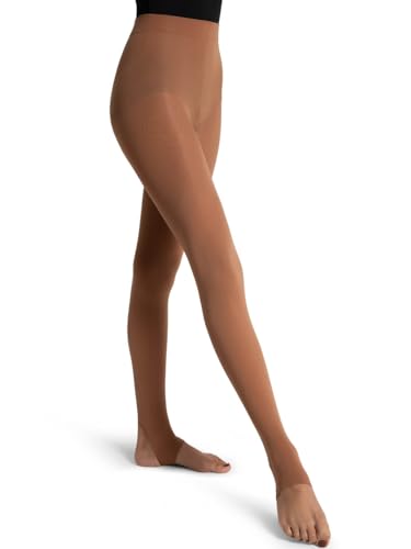 Capezio womens Opaque Tight, Dark Suntan, Small-Medium US
