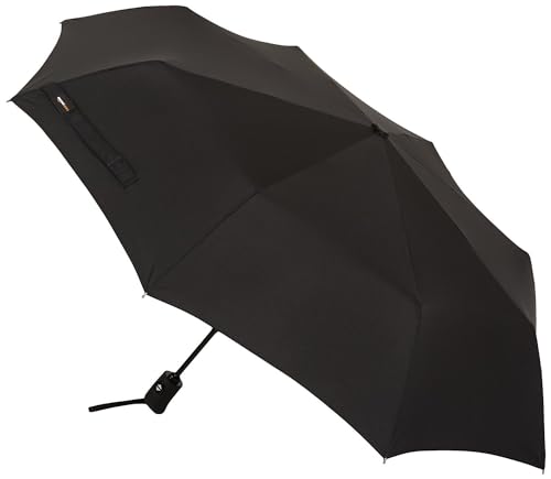 (-45%) Amazon Basics Achteckig Automatikschirm für Reisen, Schwarz, klein