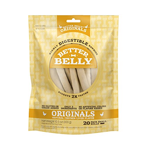 Better Belly Digestible Rawhide Dog Chews Easily Digestible Most dogs are attracted to