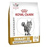 Royal Canin Feline Urinary SO Moderate Calorie Dry Cat Food, 17.6 lb