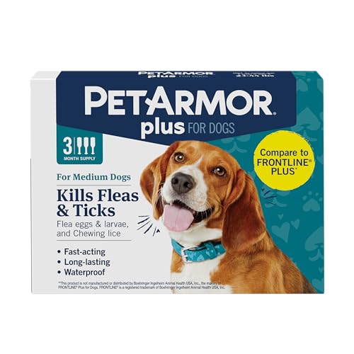 PetArmor Plus Flea & Tick Dogs 23-44 lbs 3 Doses