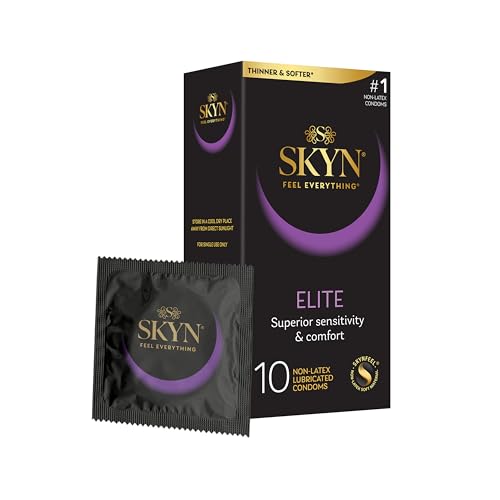 SKYN Elite, 10 Count, Ultra-Thin, Lubricated Latex-Free Condoms​