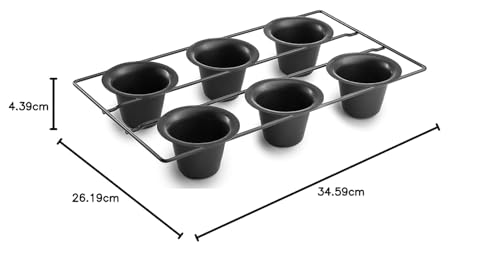 Bellemain Popover Pan for Baking - Extra Deep, Non-Stick, Easy to Clean, Sturdy, Professional Grade Materials