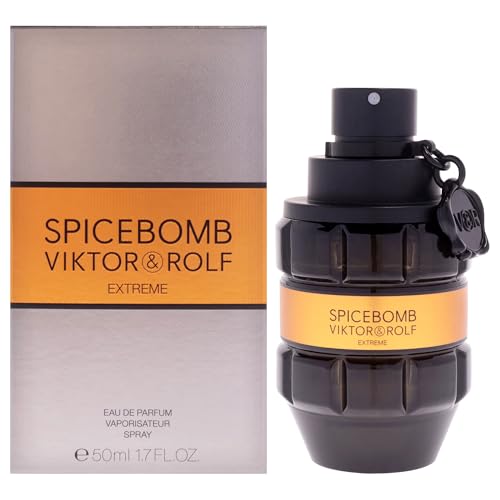 Viktor&Rolf - Spicebomb Extreme Eau de Parfum - Woody & Spicy - Cologne for Men - With Notes of Amber & Vanilla - 1.7 Fl Oz