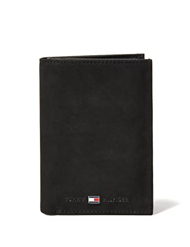 (-48%) Tommy Hilfiger Herren Geldbeutel Johnson mit Münzfach, Schwarz (Black), Einheitsgröße