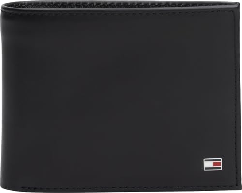 (-38%) Tommy Hilfiger Herren Geldbeutel Eton mit Münzfach, Schwarz (Black), Einheitsgröße