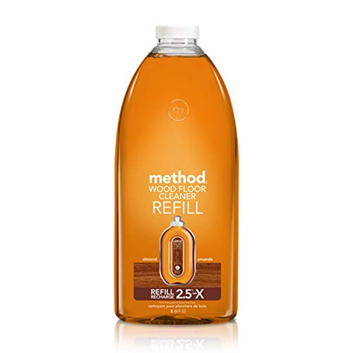 Method Squirt + Mop Hardwood Floor Cleaner Refill, Almond, 68 Ounce