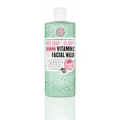 Soap & Glory Vitamin C Brightening Facial Cleanser - 3 in 1 Foaming Face Wash, Makeup Remover & Facial Exfoliant - Deeply Cleanses, Purifies & Hydrates for Radiant, Smooth Skin (11.8 fl oz)