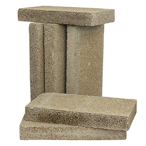 US Stove Company 2 Pound Outdoor FireBrick with Easy Installation for Fireplace Replacement Parts and Coal Burning Alternative (6 Bricks)