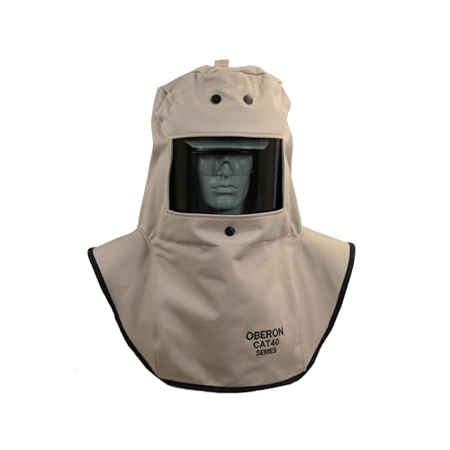 Oberon Arc Flash Hood 40 Cal Includes Hood and Canadian Hard Cap CAT SERIES