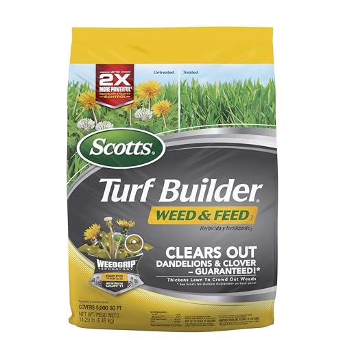 Scotts Turf Builder Weed & Feed3 Fertilizer 14.29 lb, 5,000 sq ft