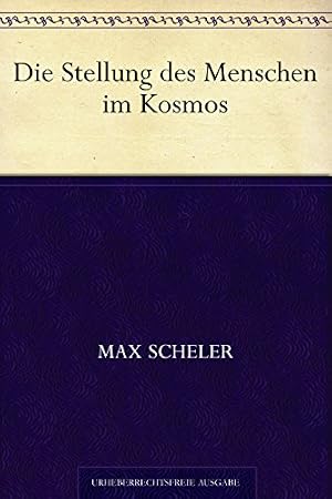 Der Mensch im Überfluss Max Scheler