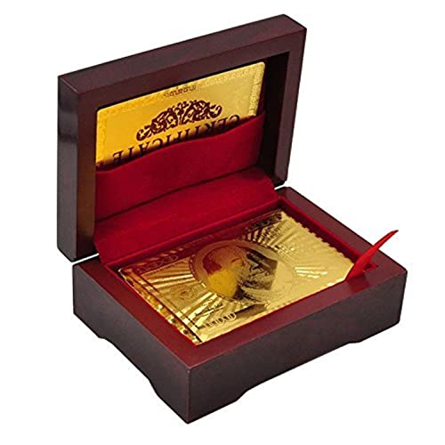 24K Gold Foil Playing Cards