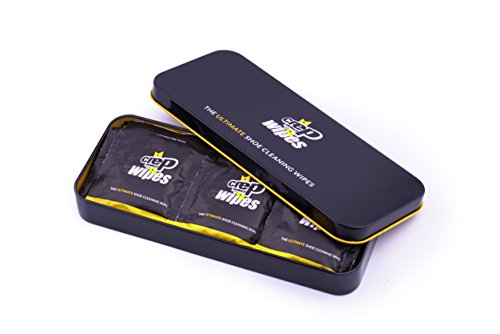 Crep Protect Biodegradable Sneaker Cleaning Wipes - Individually Wrapped Shoe Cleaning Wipes (Pack of 12)