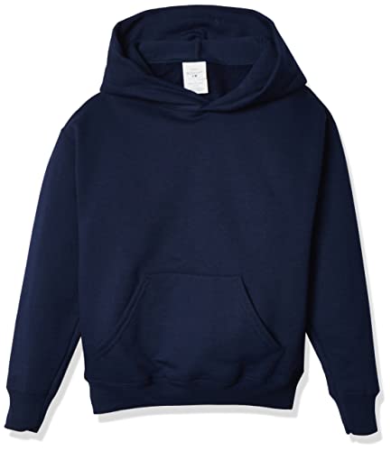 Hanes Boys Eco Smart Pullover Hoodie, Navy, Medium