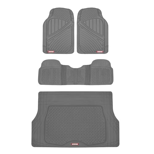 Motor Trend FlexTough All Weather Rubber Car Floor Mats w/ Cargo Liner for $14 + free shipping w/ Prime