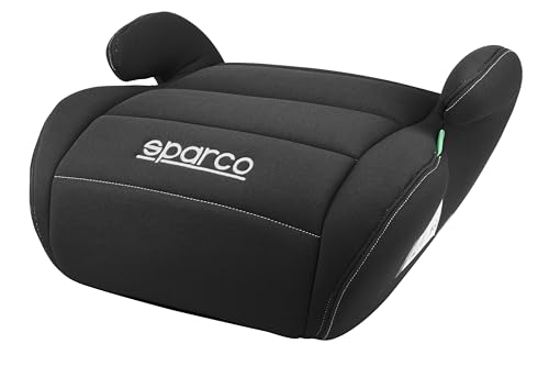 🔥 SELTEN SO GÜNSTIG (-54%) Sparco Kinderautositz Booster Schwarz i-Size für Jungen und Mädchen. Zugelassen ECE R129/03 125-150 cm. Mit 3 cm abwaschbarem Bezug. Hergestellt aus hochfestem ABS
