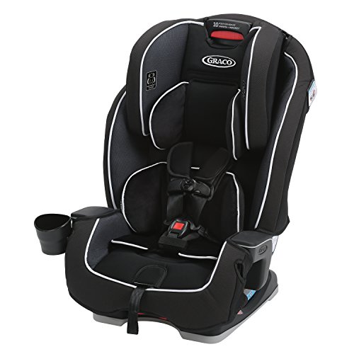 Graco Milestone 3-in-1 Convertible Car Seat, Black