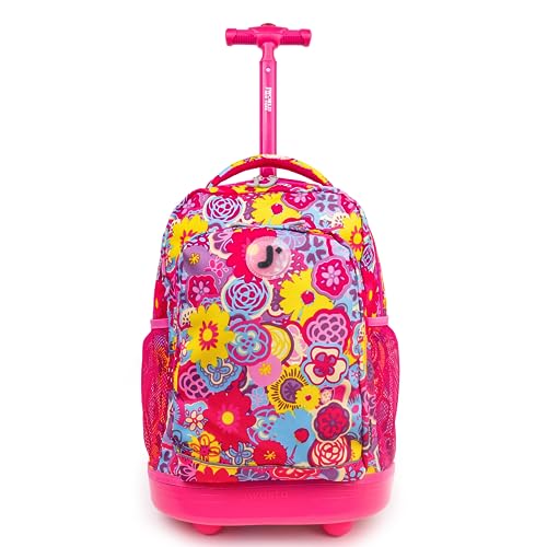 j world sunny rolling backpack