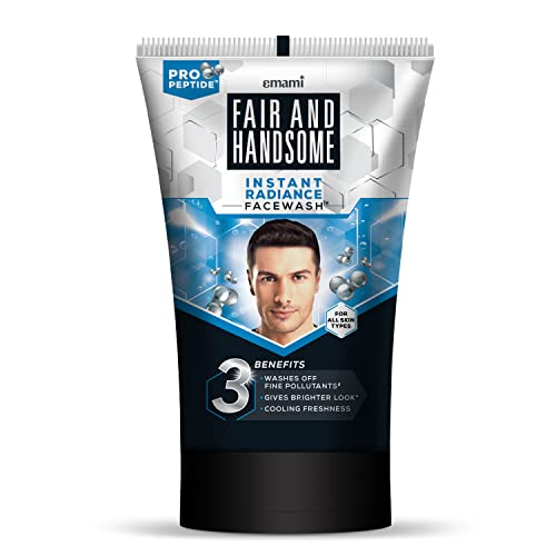 Instant Radiance Face Wash | Pro-Peptide | Instant Radiance| Washes of Fine Pollutants | Cooling Freshness | 100g