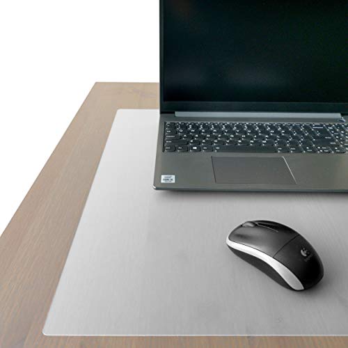 ⚡ BLITZDEAL (-36%) D.RECT Transparente Schreibtischunterlage | 70 x 50cm aus PP | Dicke 600µ, 0,6mm | rutschfeste | wasserdichte runde Kanten | Desk Mat für Büro und Zuhause 09914