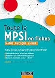 Toute La Mpsi En Fiches   2ed : Maths, Physique, Chimie (concours Ecoles D'ing%C3%A9nieurs)